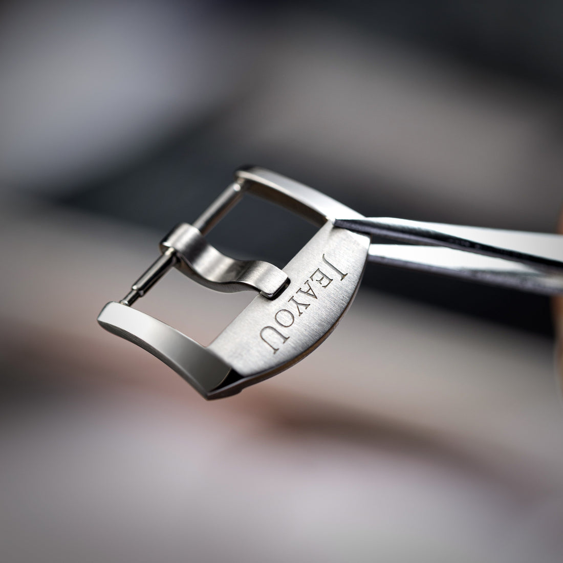 Grey Brushed FKM Rubber Strap